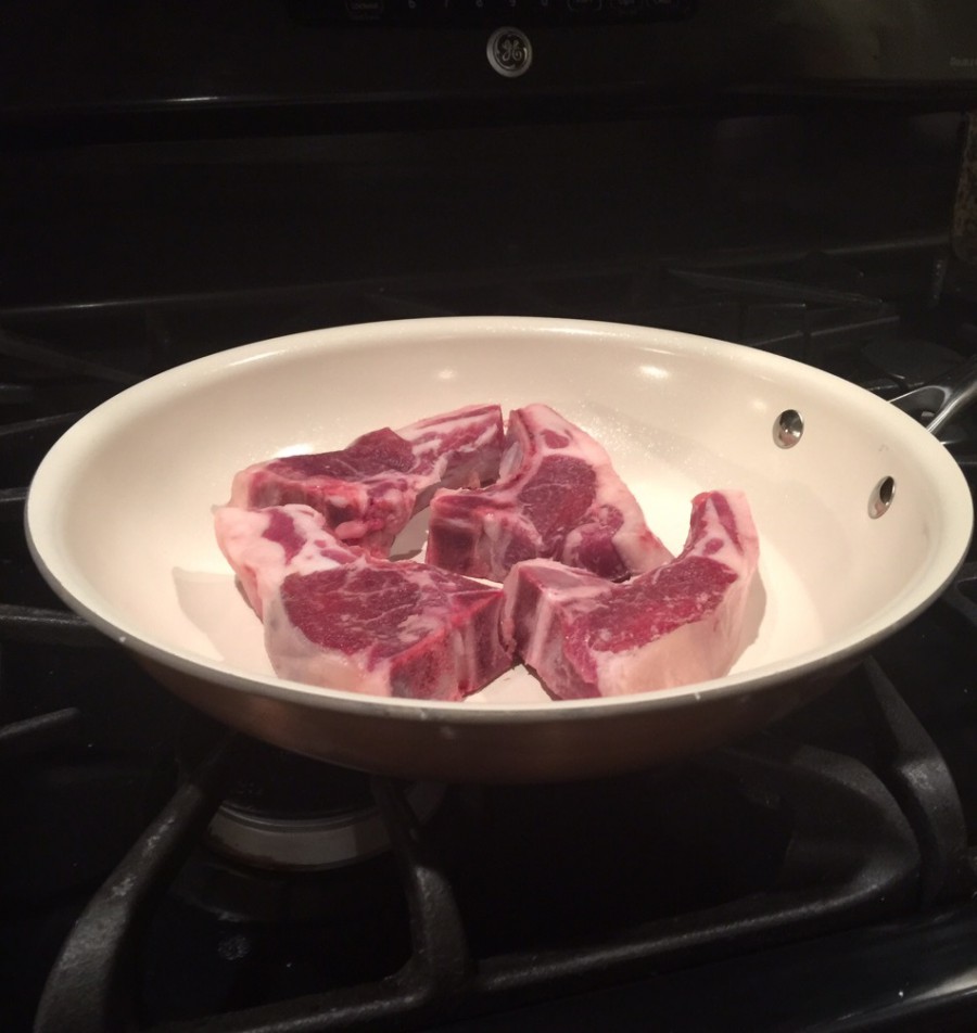 Rosemary & Garlic Pan-Fried Lamb Chops